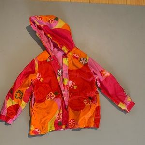 Oilily pink/orange raincoat
